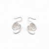 Swirl cloud hook earring 