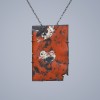 Car wreck panel pendant - matte finish 