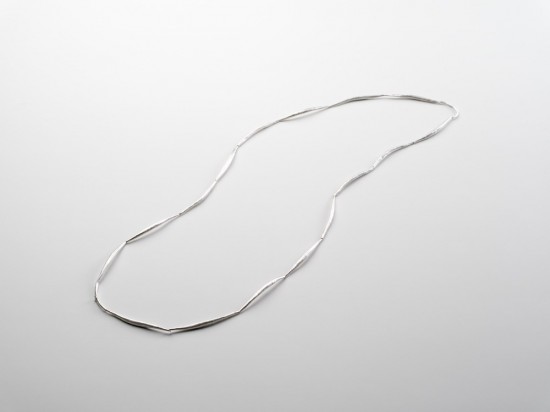 Flow neckpiece (long) All hand hammered to create forms 