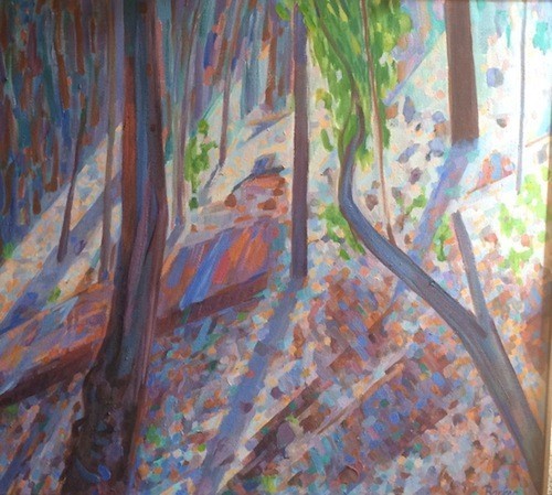 Landscape No. 71, Light Through the Trees 