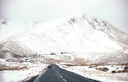 01 Lindis Pass in snow 