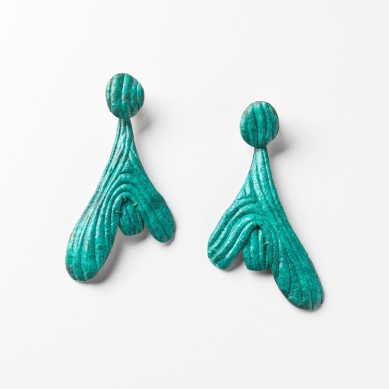 ‘Segmented marine’ #2 Drop Earrings 