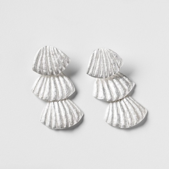 ‘Shell' Drop Earrings 
