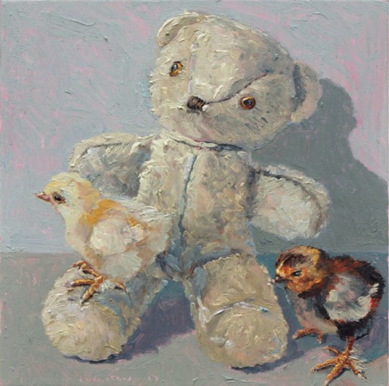 Carolines bear with unnamed chick 