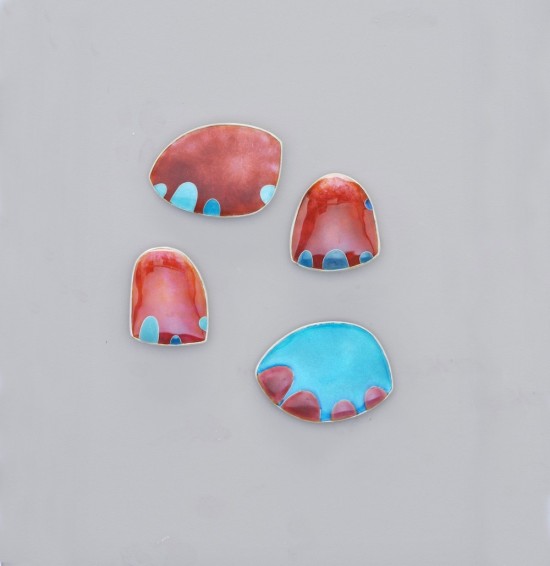 Angry Sea Anemone Brooches 